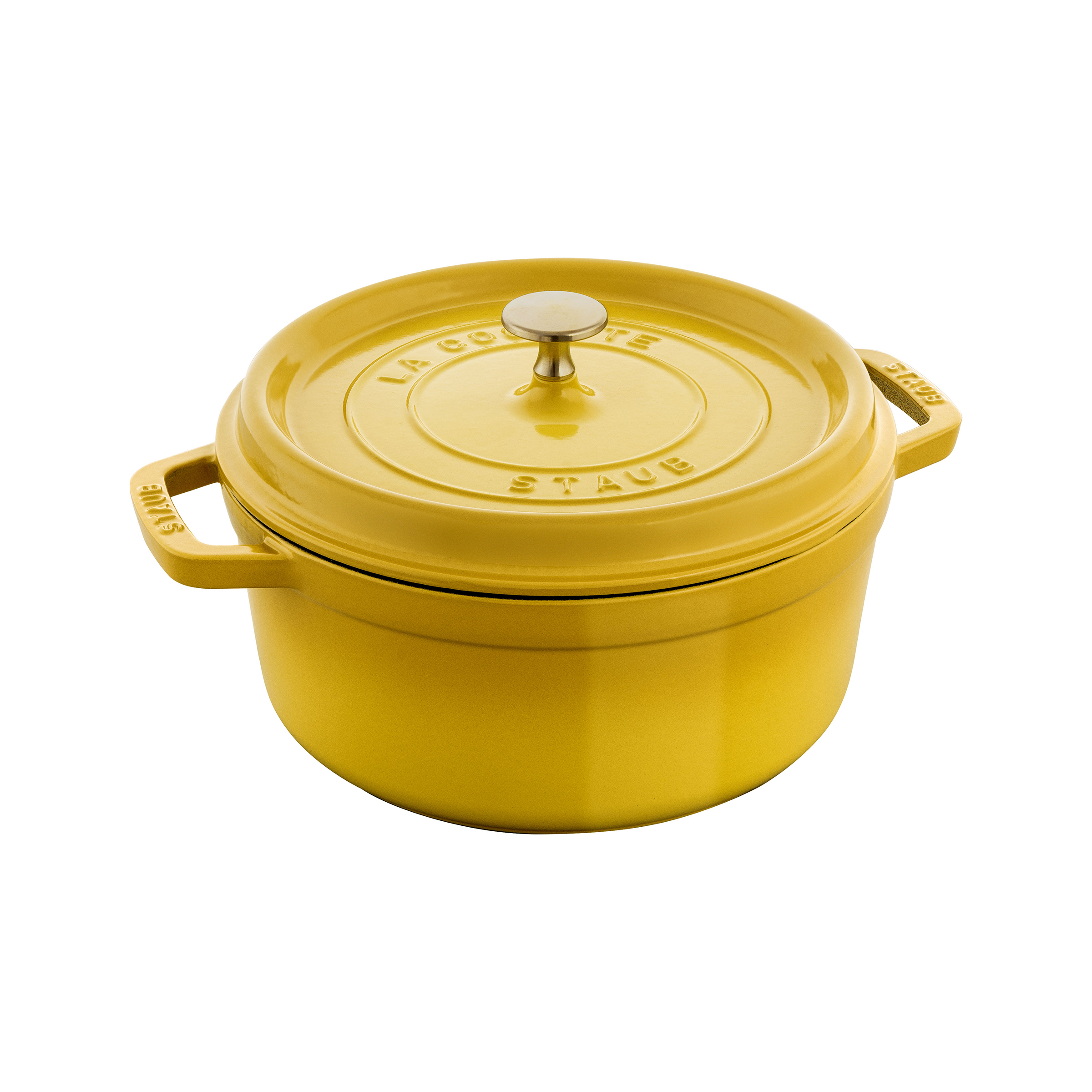 Staub Round Cocotte 24cm, Citron