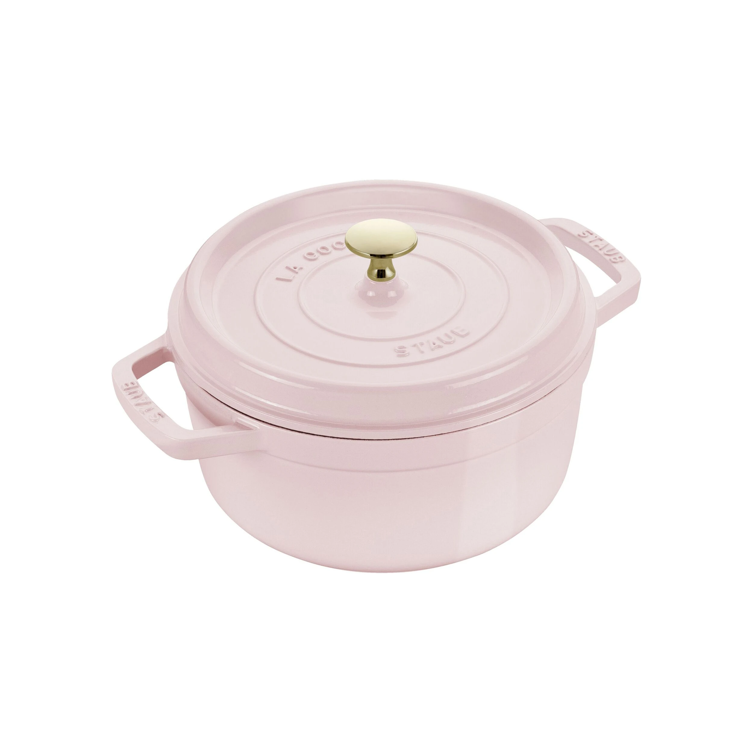 Staub Round Cocotte 22cm, Sorbet Rose