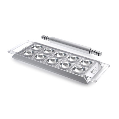 Ravioli Tablet w/Rolling Pin - Silver - Lifestyle & Household Australia