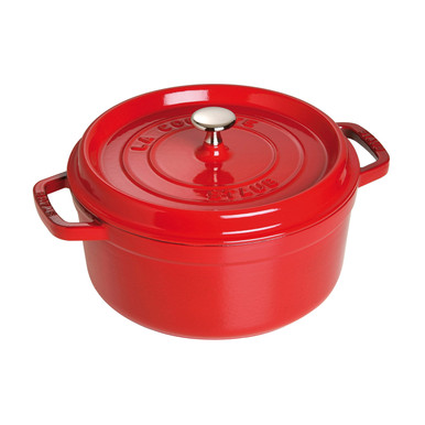 STAUB LA COQUETTE 26cm 鍋 Round Cocotte 26cm, Cherry Red - Zwilling