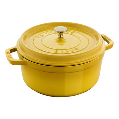 STAUB LA COCOTTE イエロー 22cm Staub Round Cocotte 28cm, Citron
