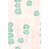 WYK24156  Vertical Flower Stained Glass
