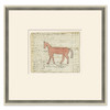 P-6102  Pink Horse - Sm. Mennonite Ledger Drawing