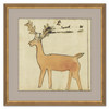 P-6078  Deer - Mennonite Ledger Drawing