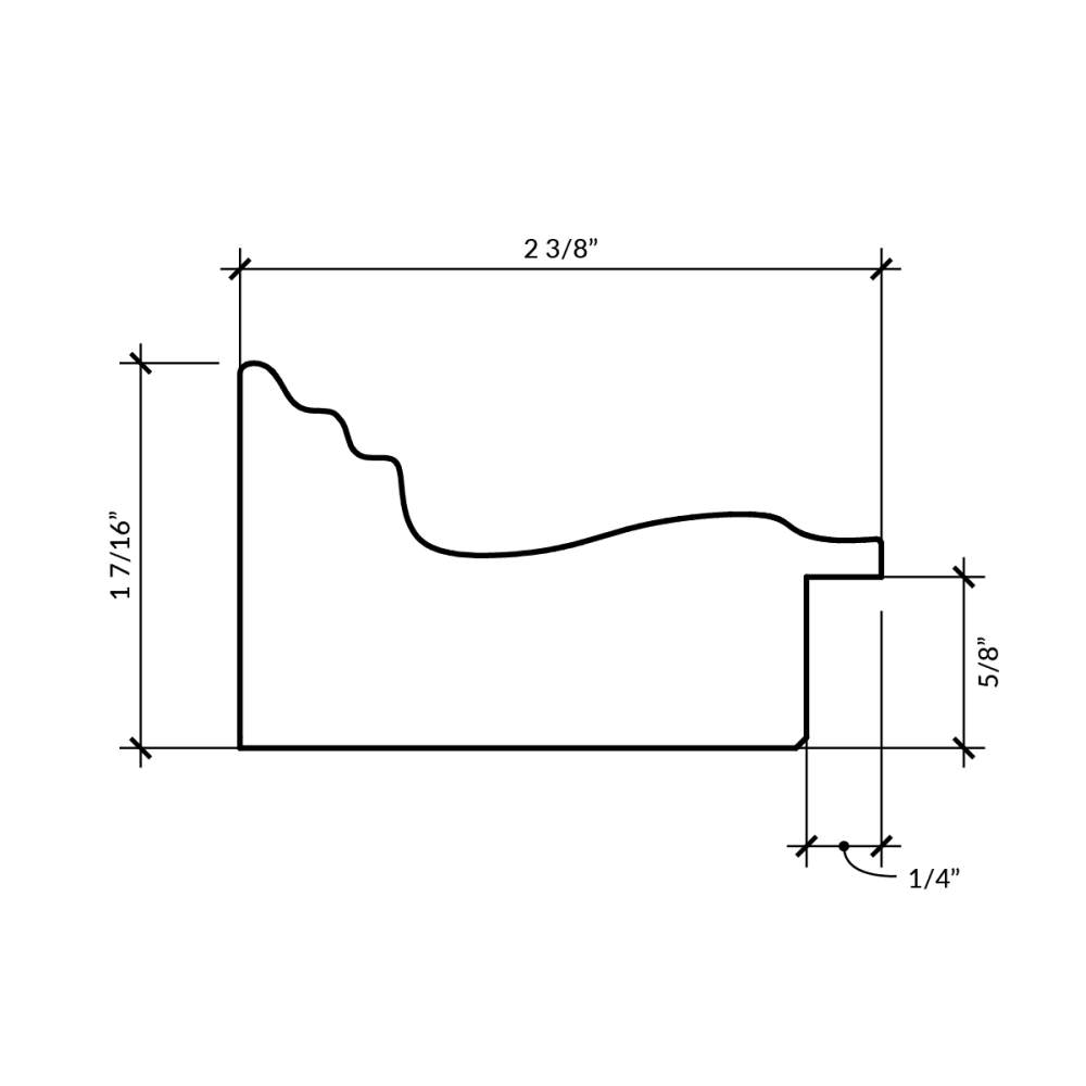 3896 Frame Moulding
