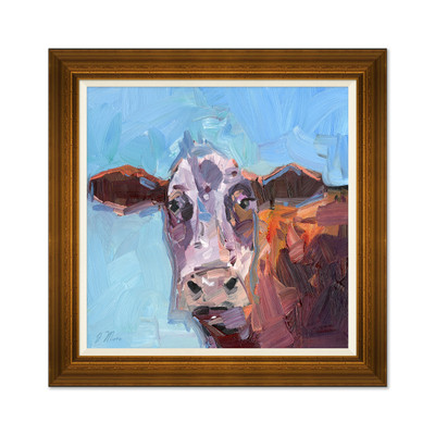 Dairy Cow on Canvas