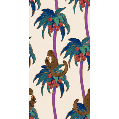 Sample WYK25177  Monkey and Palm Trellis