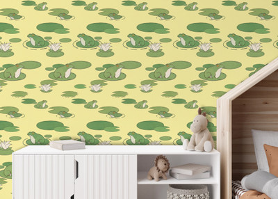 WYK25173  Mellow Frogs and Lily Pads