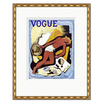 CN-25-0430B  Vogue Cover, "Topless & Tanned," Georges Lepape, June 1, 1933