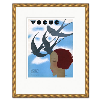 CN-25-0430D  Vogue Cover, "Forecast of Spring Fashions," William Bolin, February 18, 1930