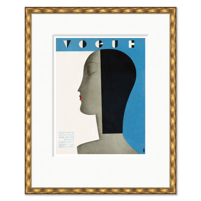 CN-25-0440L  Vogue Cover, "Winter Sports & Fashion," Eduardo Garcia Benito, January 4, 1930