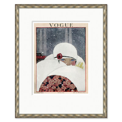 CN-25-0437A  Vogue Cover, "Winter Fashions," Georges Lepape, January 15, 1919