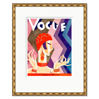 CN-25-0434E  Vogue Cover, "New York in Summer," Eduardo Garcia Benito, July 15, 1926