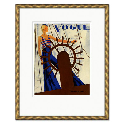 CN-25-0430F  Vogue Cover, "Summer Travel," Jean Pages, June 1, 1931