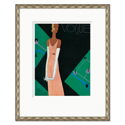 CN-25-0439J  Vogue Cover, "Paris Fashions #1," Eduardo Garcia Benito, April 15, 1931