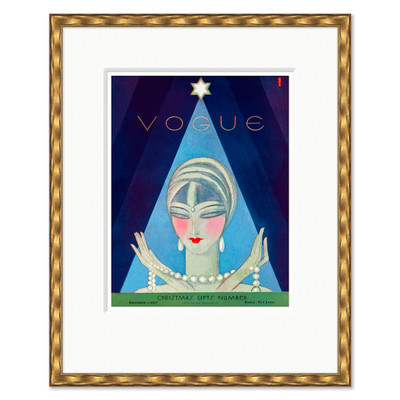 CN-25-0434J  Vogue Cover, "Noel in Opulence," Eduardo Garcia Benito, December 1, 1927