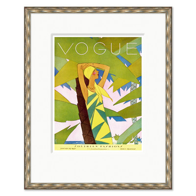 CN-25-0431E  Vogue Cover, "Tropical Southern Fashions," Eduardo Garcia Benito, January 15, 1927