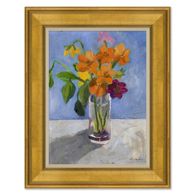 K-DG-26-0784  Cosmos in a Glass Vase