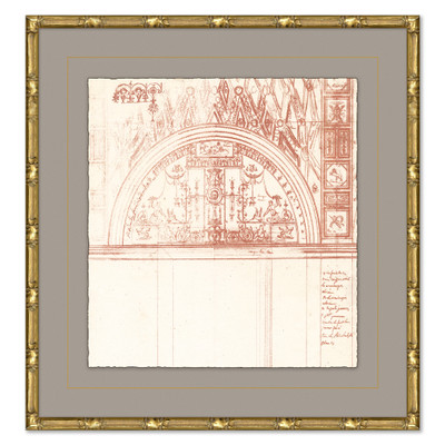 P-7408  Greek Architectural Study V