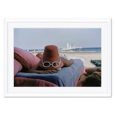 Getty Images, "Sunbathing in Venice," Slim Aarons, January 1, 1954
