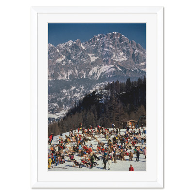 Getty Images, "Cortina d'Ampezzo I," Slim Aarons, January 1, 1982