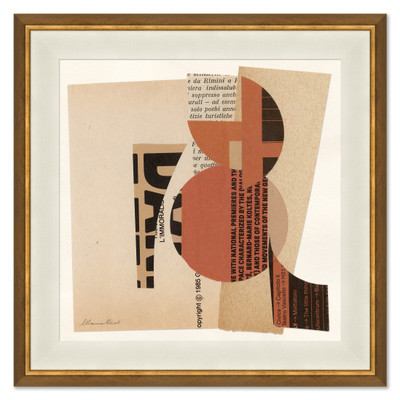 MM-26-0107A  Brown Collage, Large I