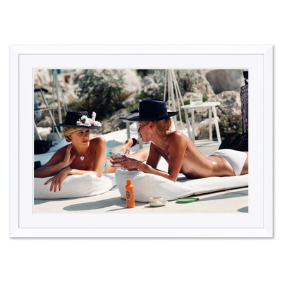 Getty Images, "Sunbathing in Antibes", Slim Aarons, August 1976