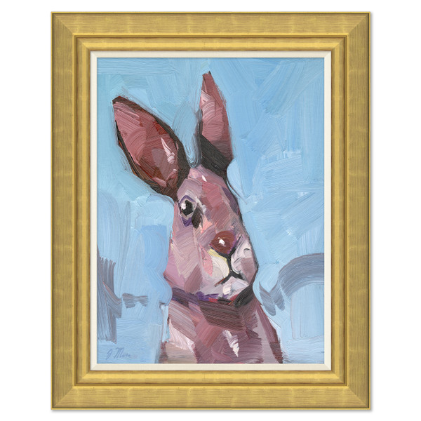 Cashmere Rabbit on Canvas