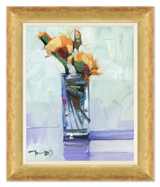 The Glass Vase on Canvas