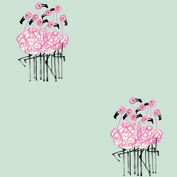Sample WYK22047  Flamingo Bouquet