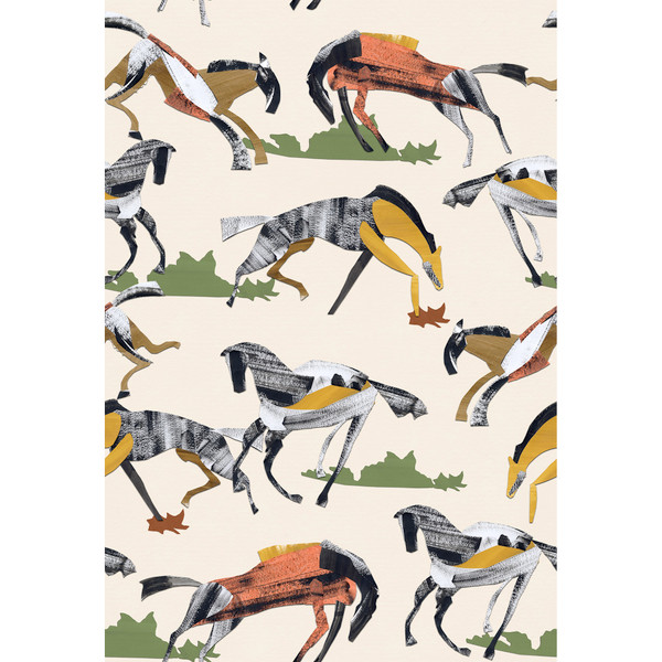 Sample WYK25169  Wild Horses Collage