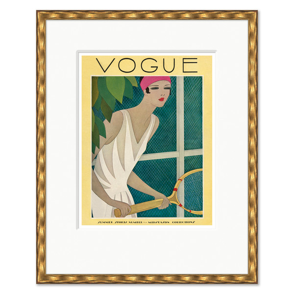 CN-25-0436A  Vogue Cover, "Summer Sports Fashion," Harriet Meserole, July 15, 1927