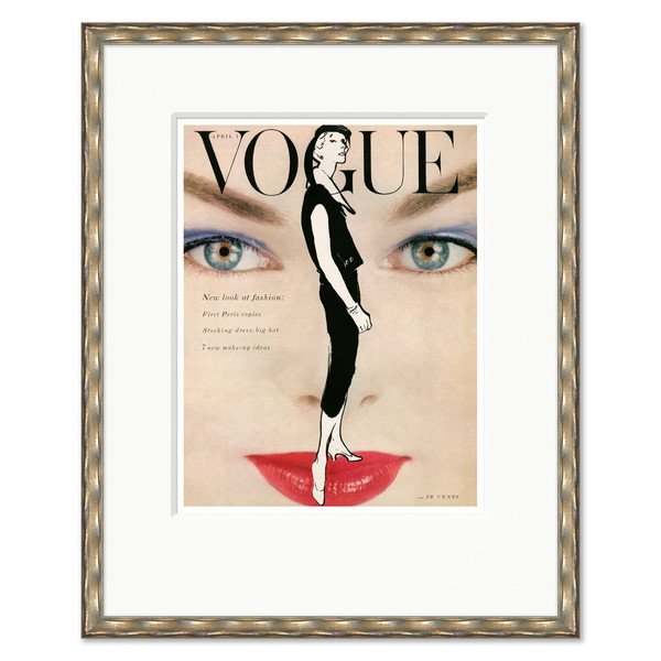 CN-25-0433G  Vogue Cover, "Veronica Von Hagen," Erwin Blumenfeld, April 1, 1954