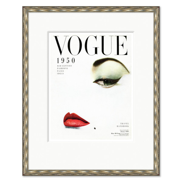 CN-25-0431A  Vogue Cover, "Travel Handbook feat. Jean Patchett," Erwin Blumenfeld, January 1, 1950