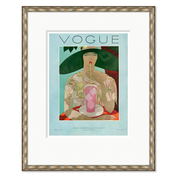 CN-25-0439C  Vogue Cover, "Interior Decoration," Harriet Meserole, August 1, 1926
