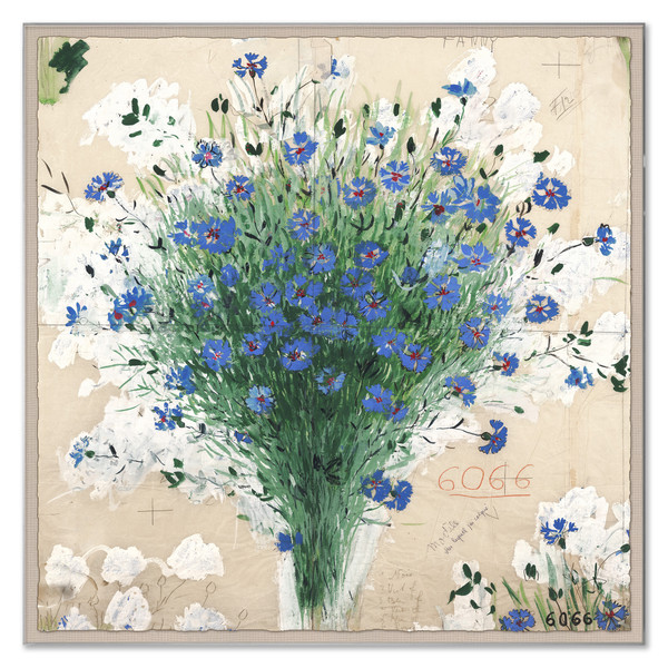 PM-26-0301  Paule Marrot, Bouquet de Bleuets