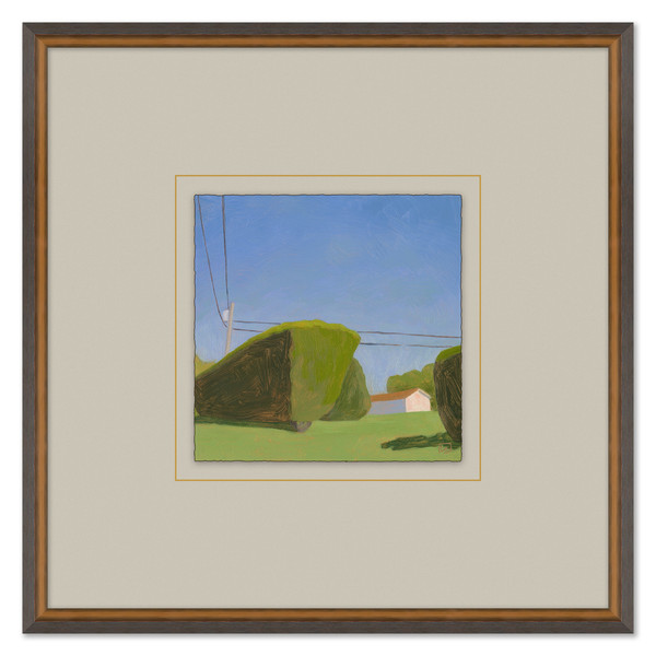 LS-26-0141G  Shrubbery with Power Lines - Small