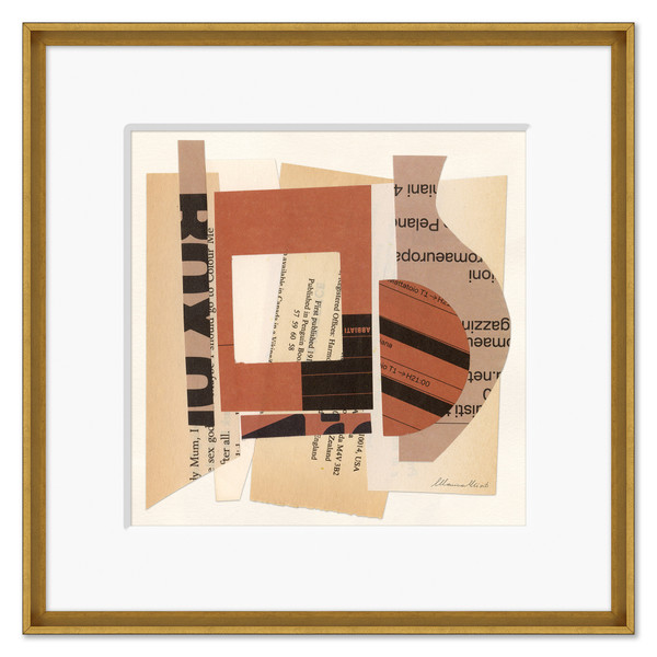 MM-26-0105A  Brown Collage I