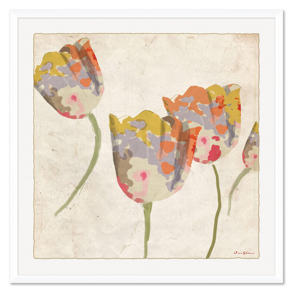 DG-0132B  Flower Series - Tulip Watercolor
