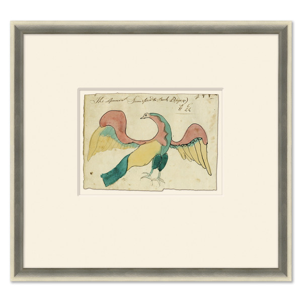 P-6098  American Eagle - Sm. Mennonite Ledger Drawing