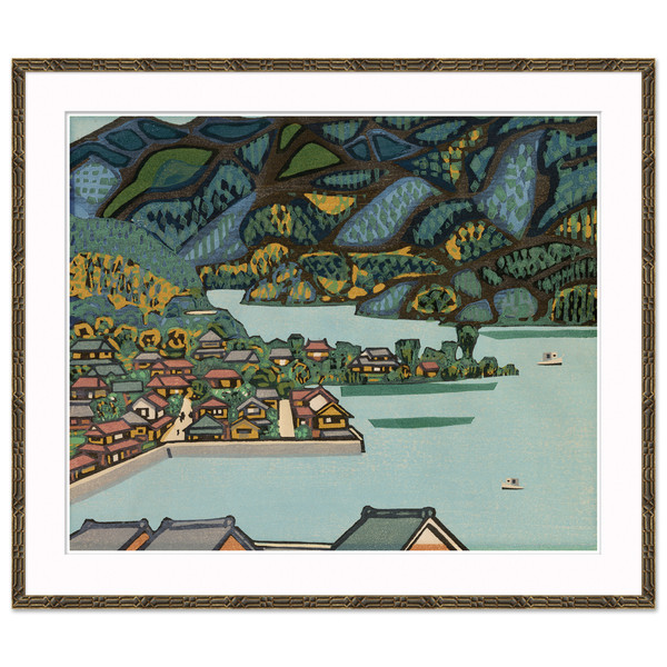 P-7003  Japanese Wood Block Print