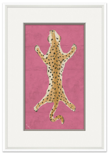 『 Pink Leopard family 』by Zuberi 60*60cm DG-0138B__33079.1739989430.386