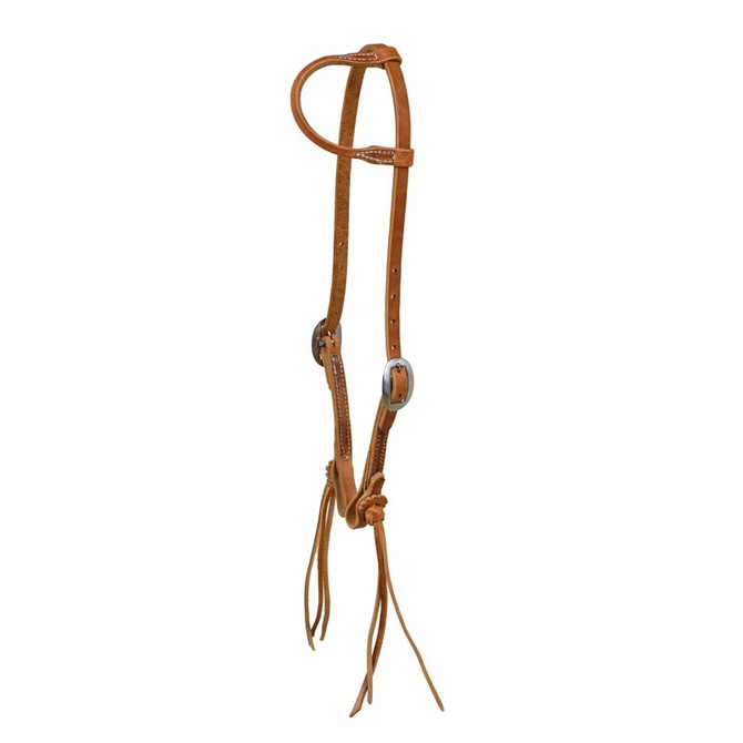 Rattlesnake Sliding Rolled Ear Headstall