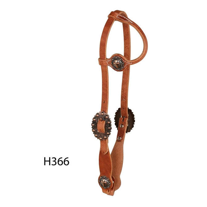 Cowboy Culture Series - One Ear (Spotted Buckle) Headstall