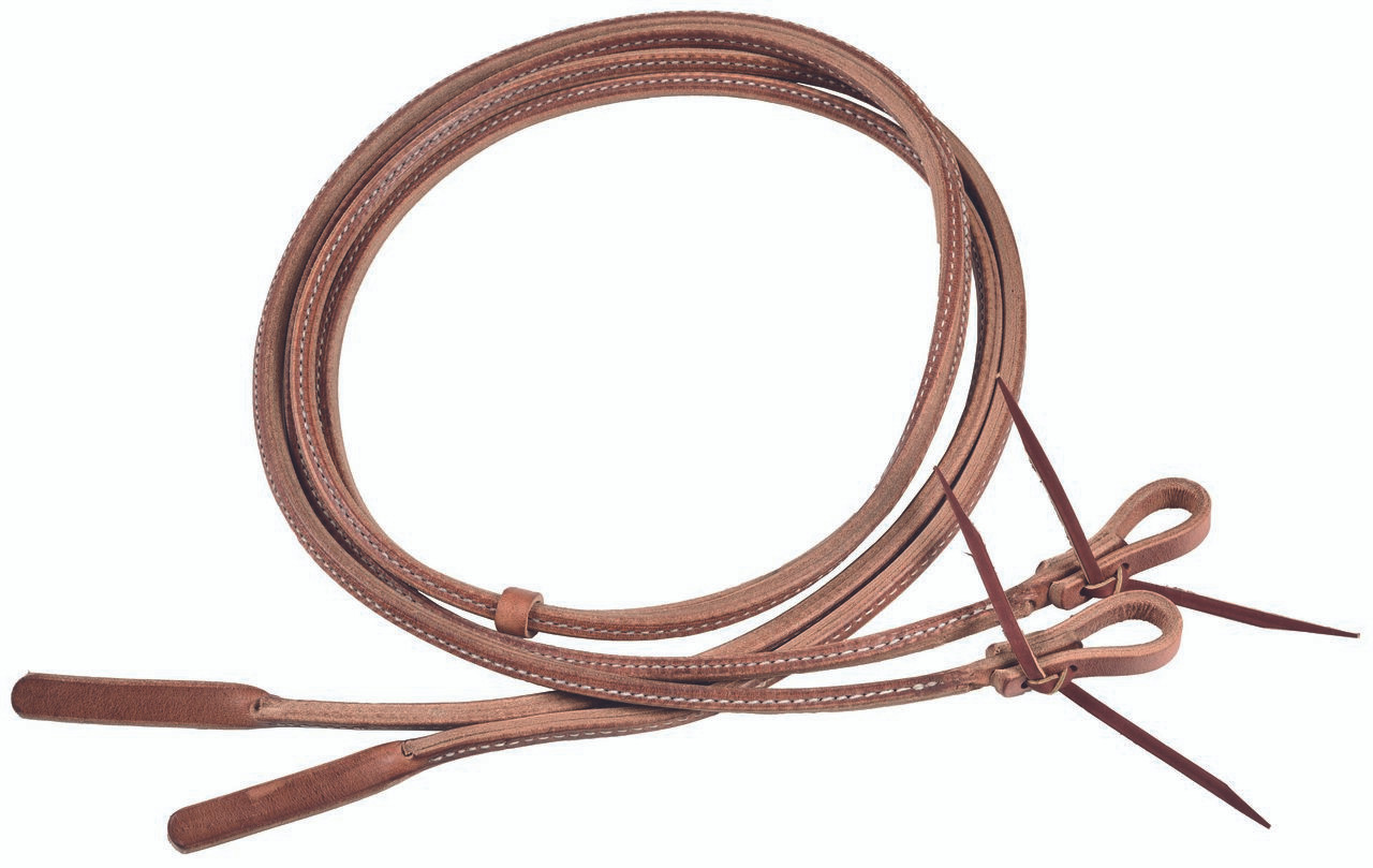 Berlin Leather Rolled Split Rein