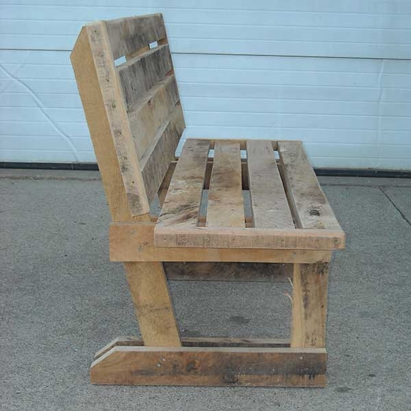 Amish Wooden Barn Bench Yoder's Horseshoeing Stocks