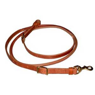 Rolled Center Roper Reins