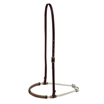 Double Rope Noseband with Braided Rawhide