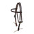 Dark Oiled Headstall - With Tie