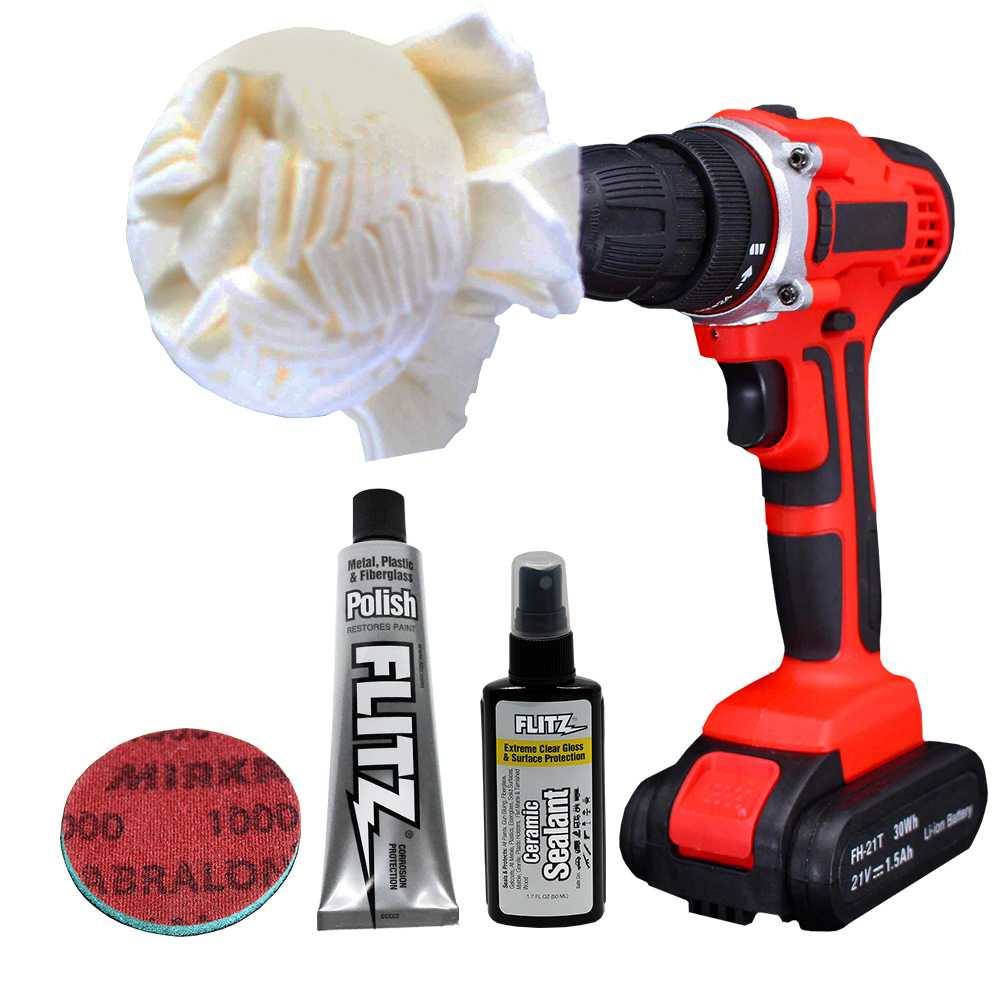 Flitz Headlight Restoration Kit for Clear Plastic Headlights